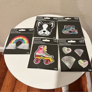 8 piece Iron-on patches